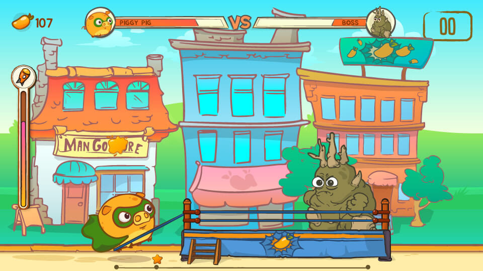 Mango Piggy Piggy VS Bad Veggies