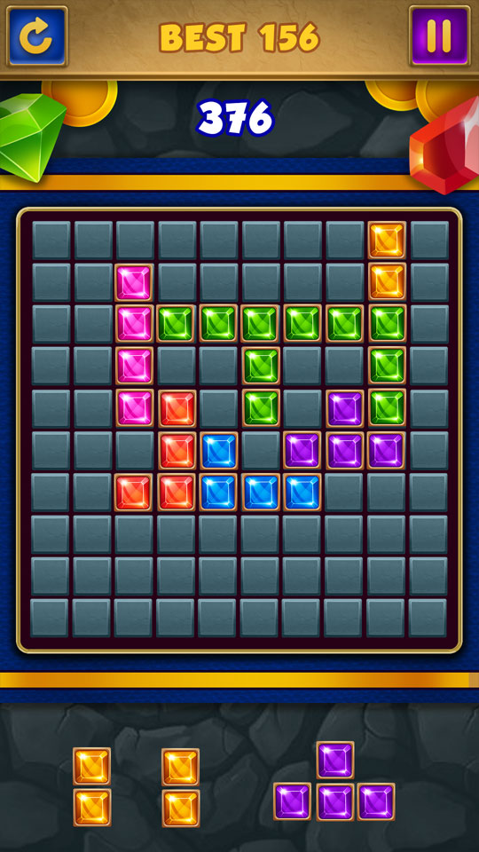 Jewels Blocks Puzzle