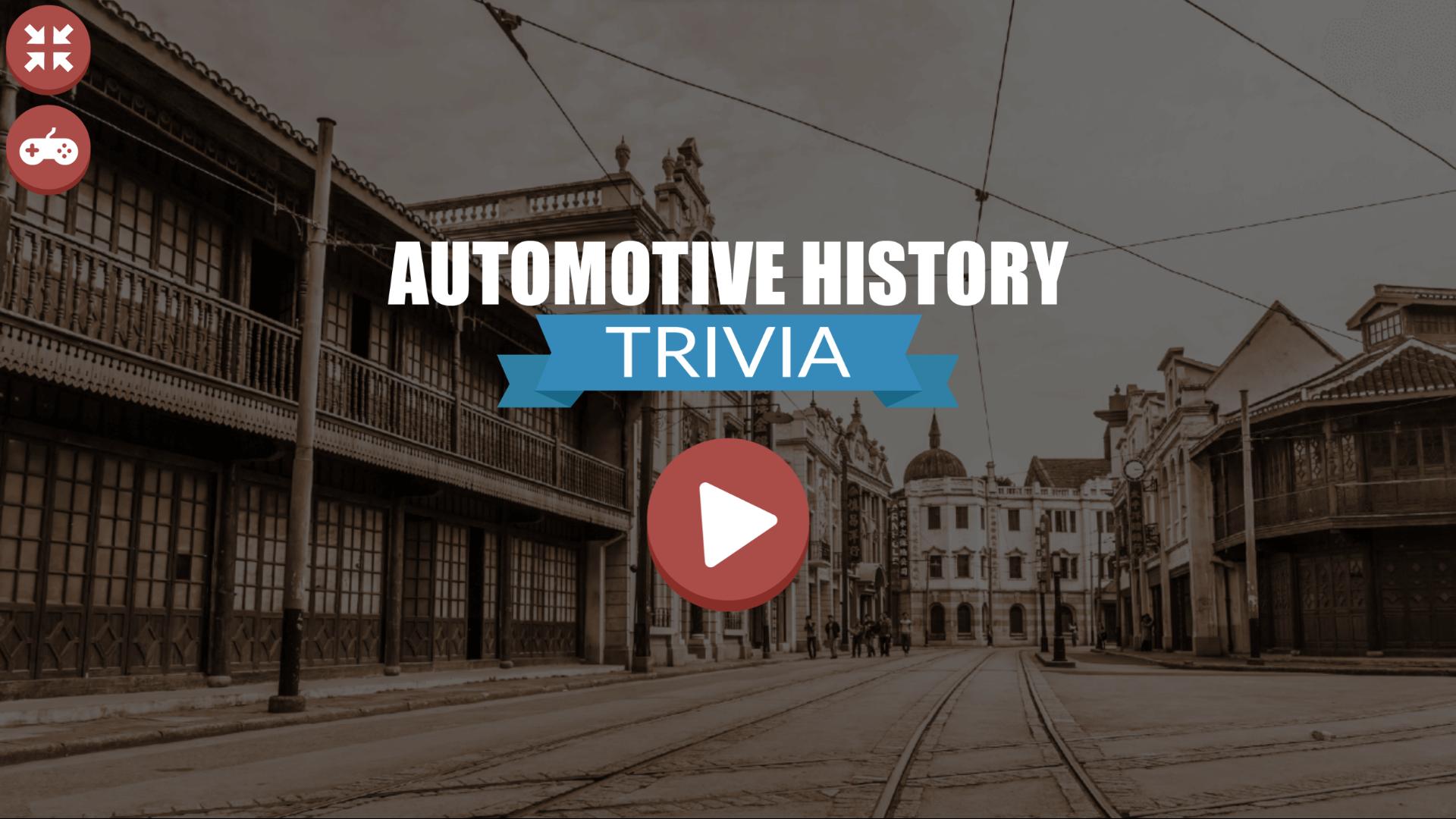Automotive History Trivia