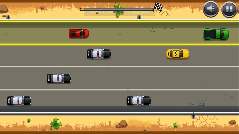 Selbstbewusster Fahrer